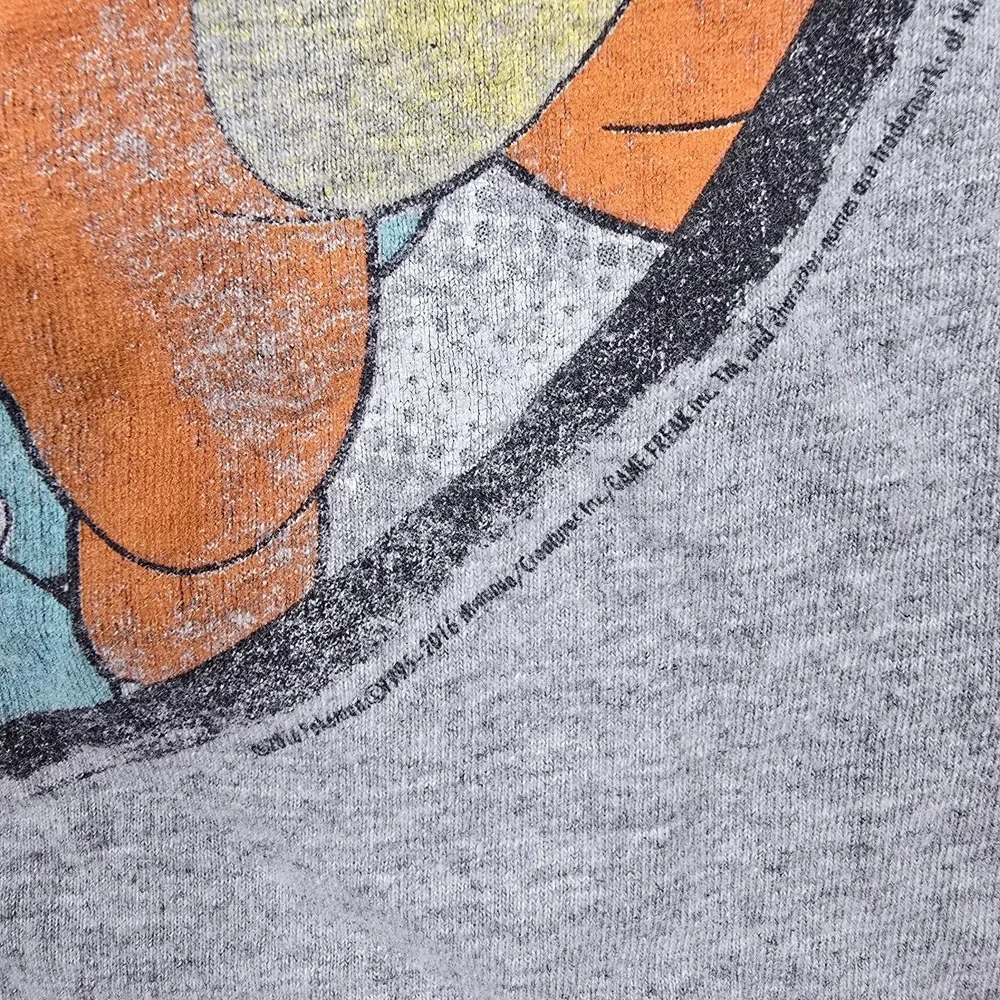 Old Navy Collectabilitees Pokemon Kids‎ Size Large Gray Distressed Logo